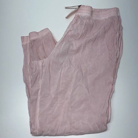 🔥Victoria secret 100% viscose women’s  pants summer pink Sz M New - Picture 1 of 7